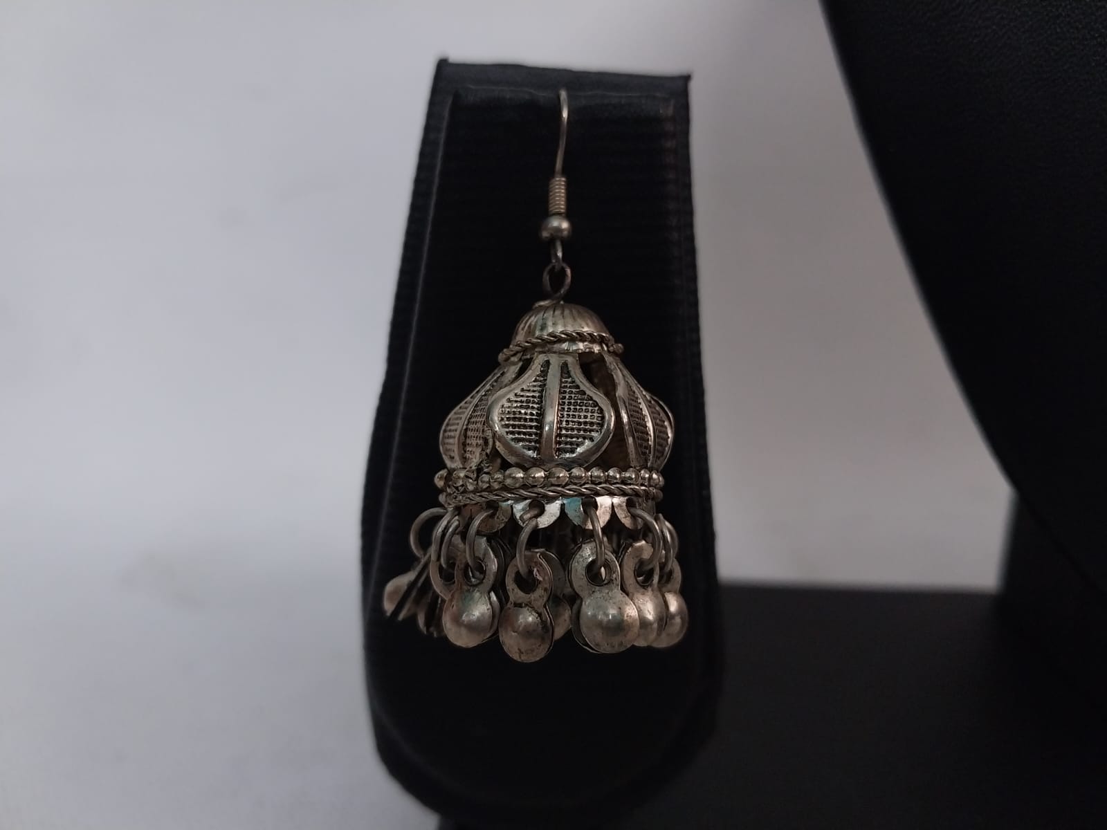 Oxidized Silver Earrings