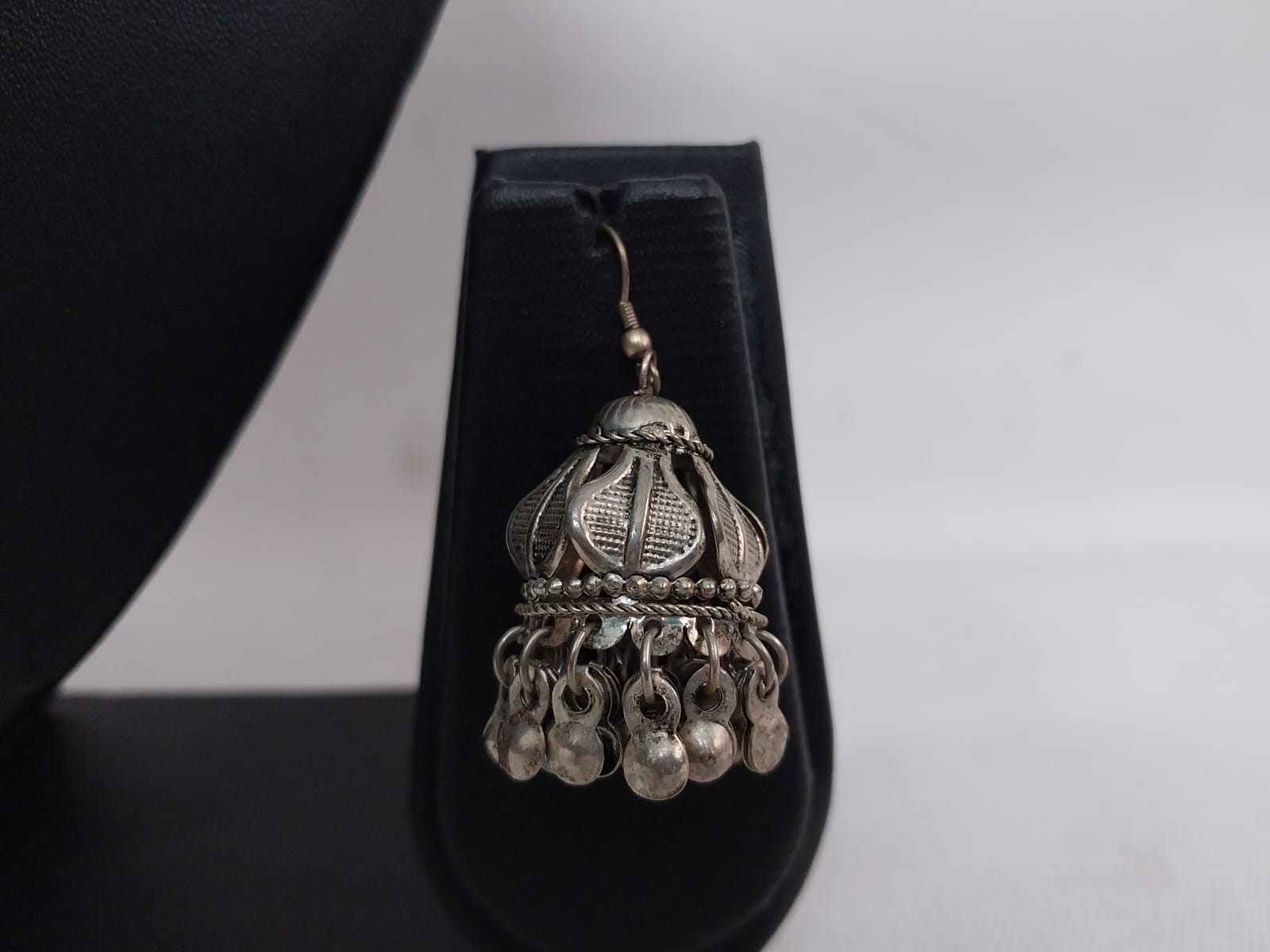 Oxidized Silver Earrings