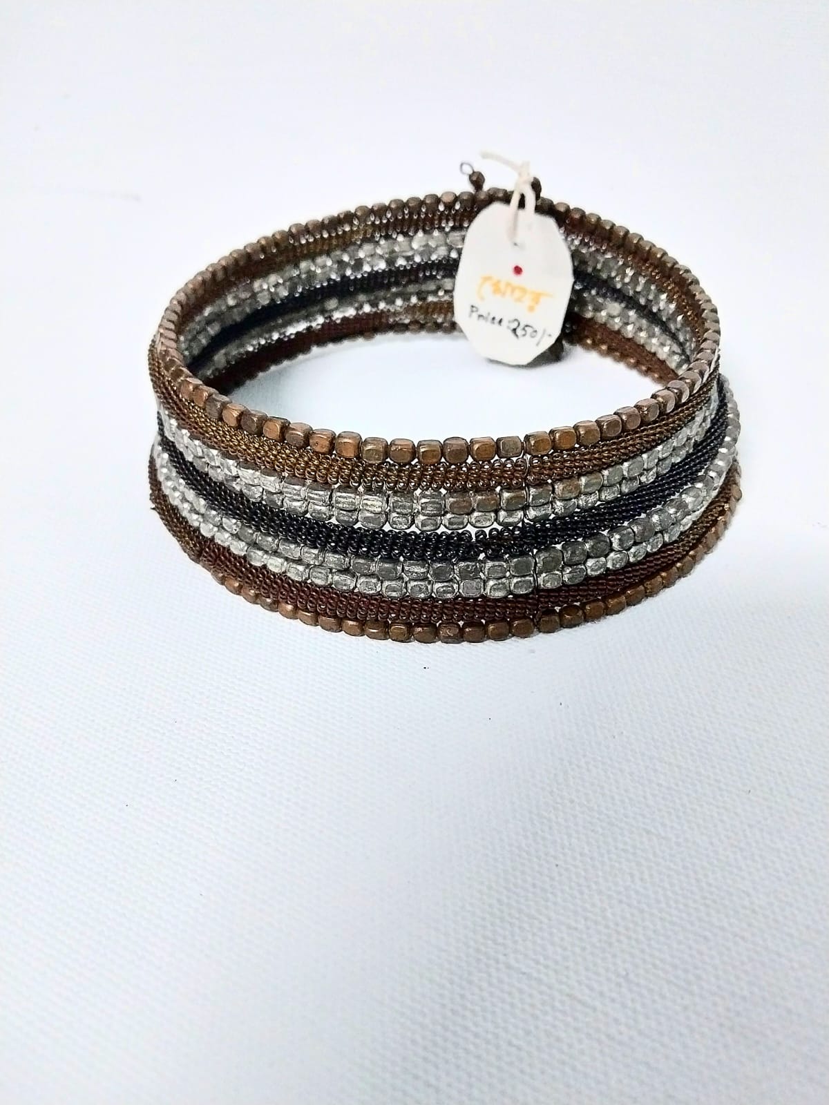 Artisanal Fusion: Dokra and Oxidized Silver Necklace