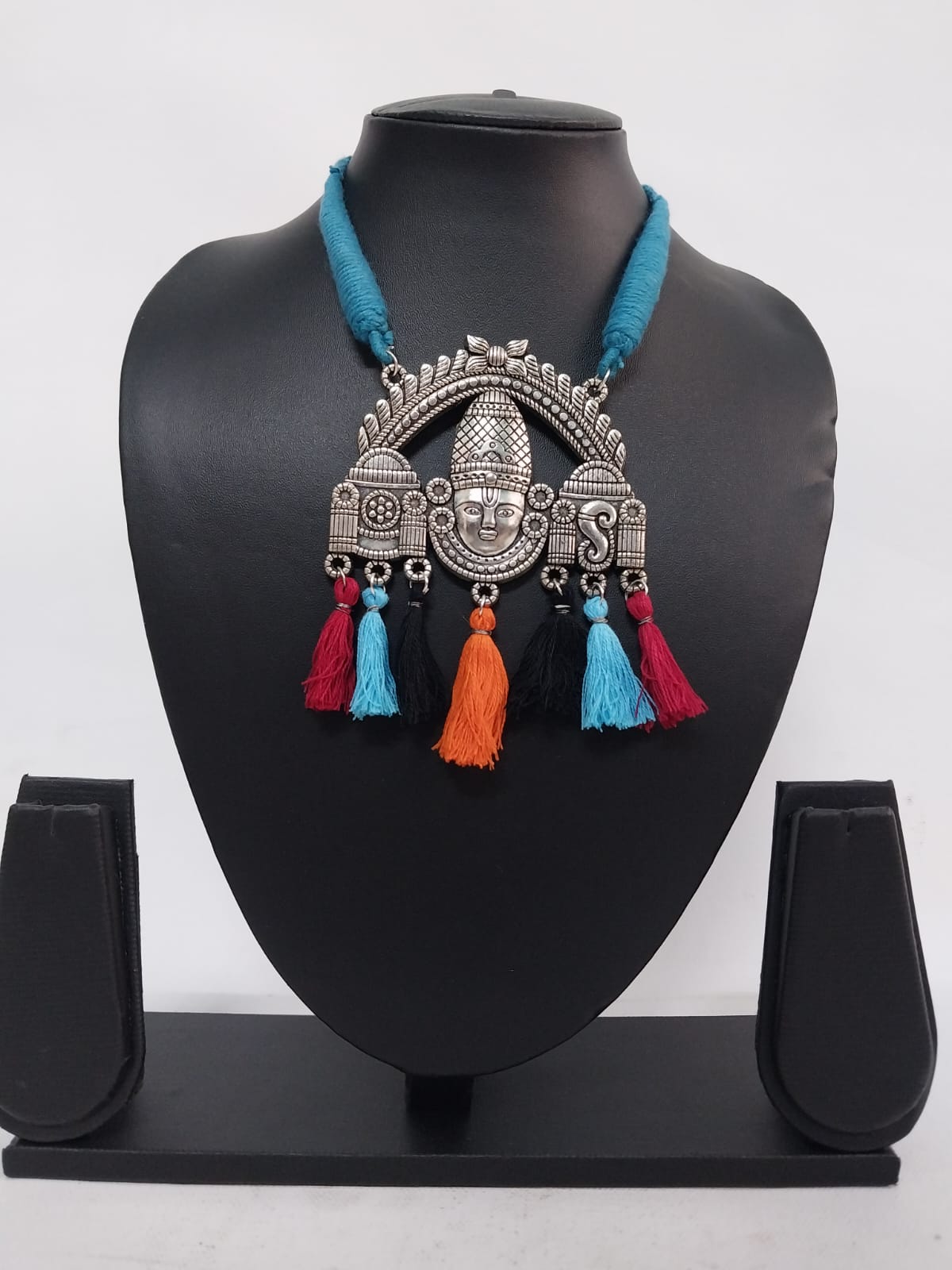 Oxidized Silver Necklace