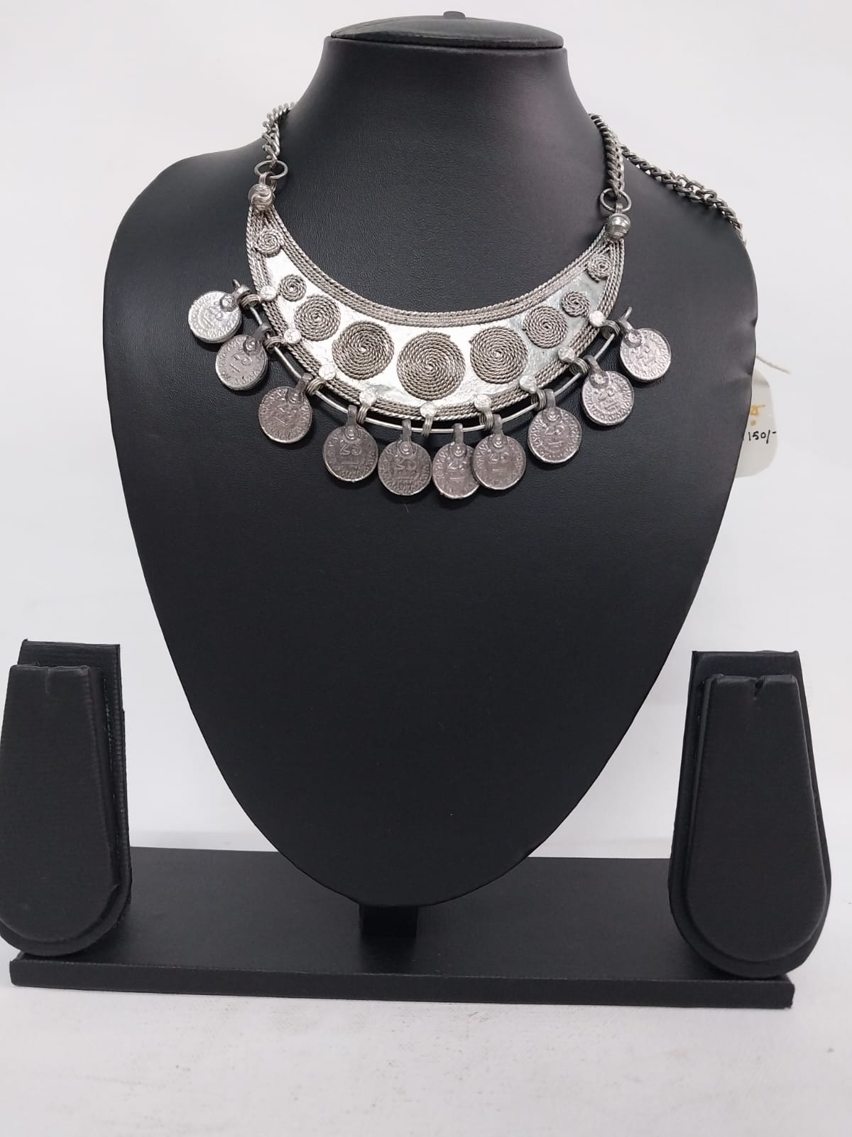 Oxidized Silver Necklace