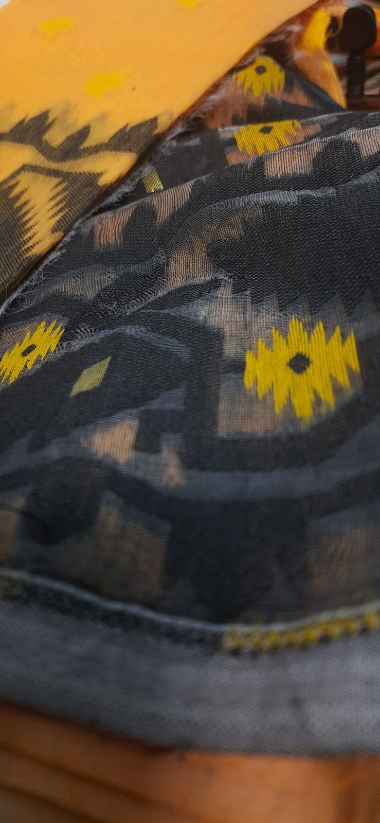 Soft Dhakai Jamdani Saree