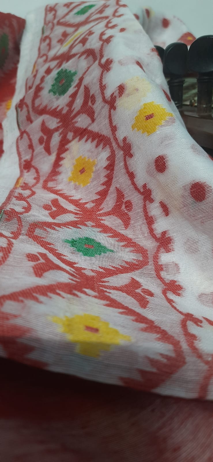 Soft Dhakai Jamdani Saree