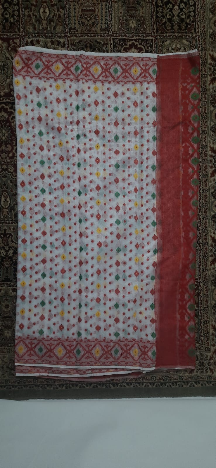 Soft Dhakai Jamdani Saree