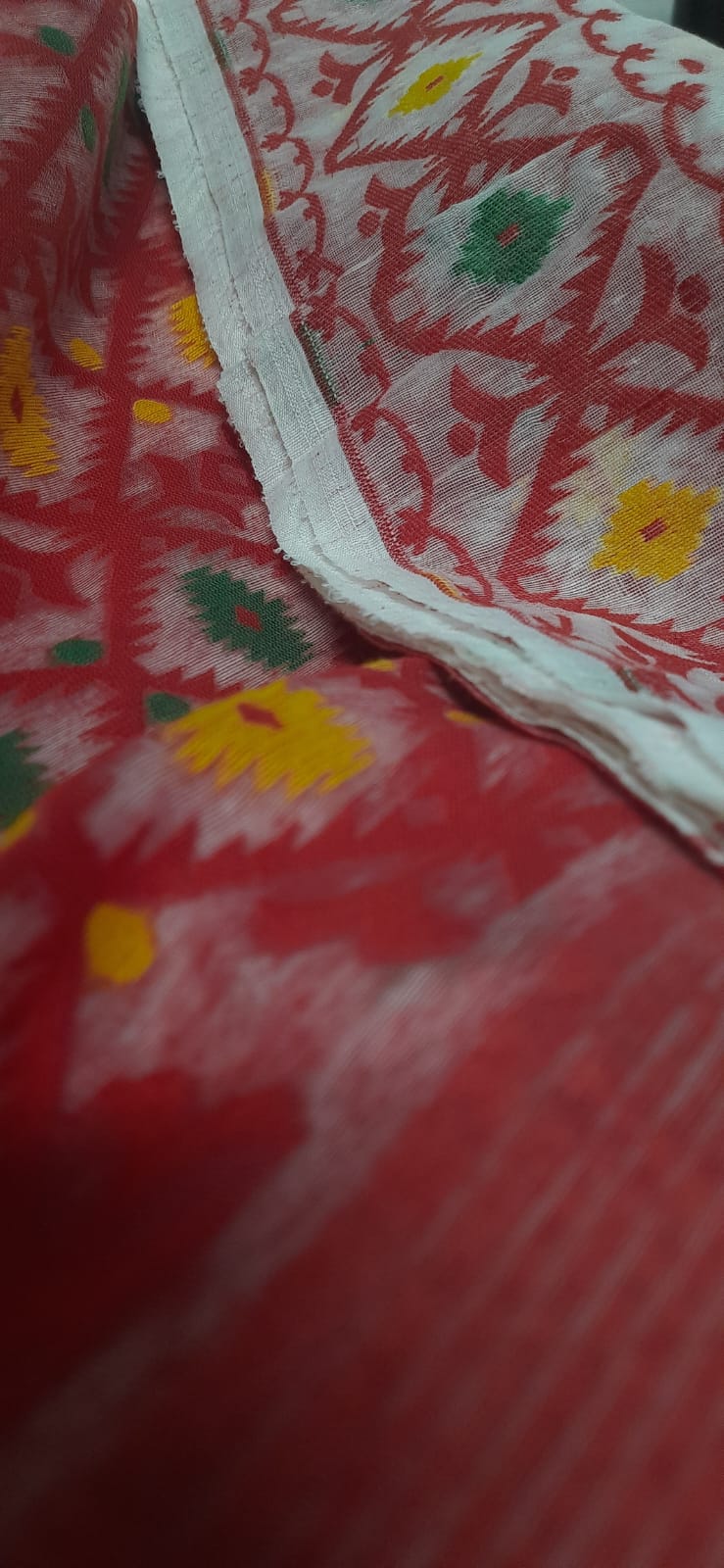 Soft Dhakai Jamdani Saree