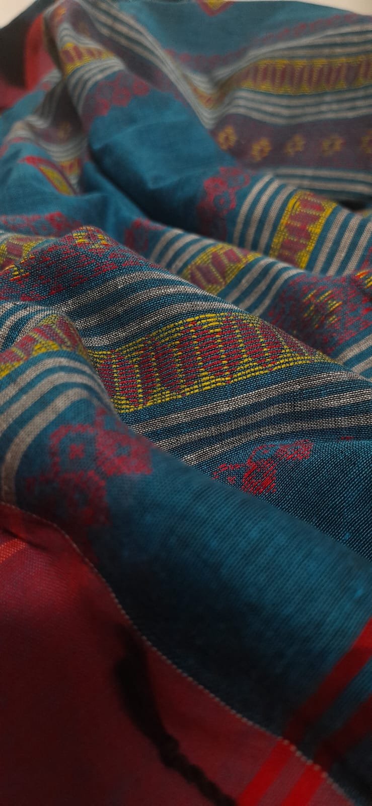 Khadi Cotton with Woven Design