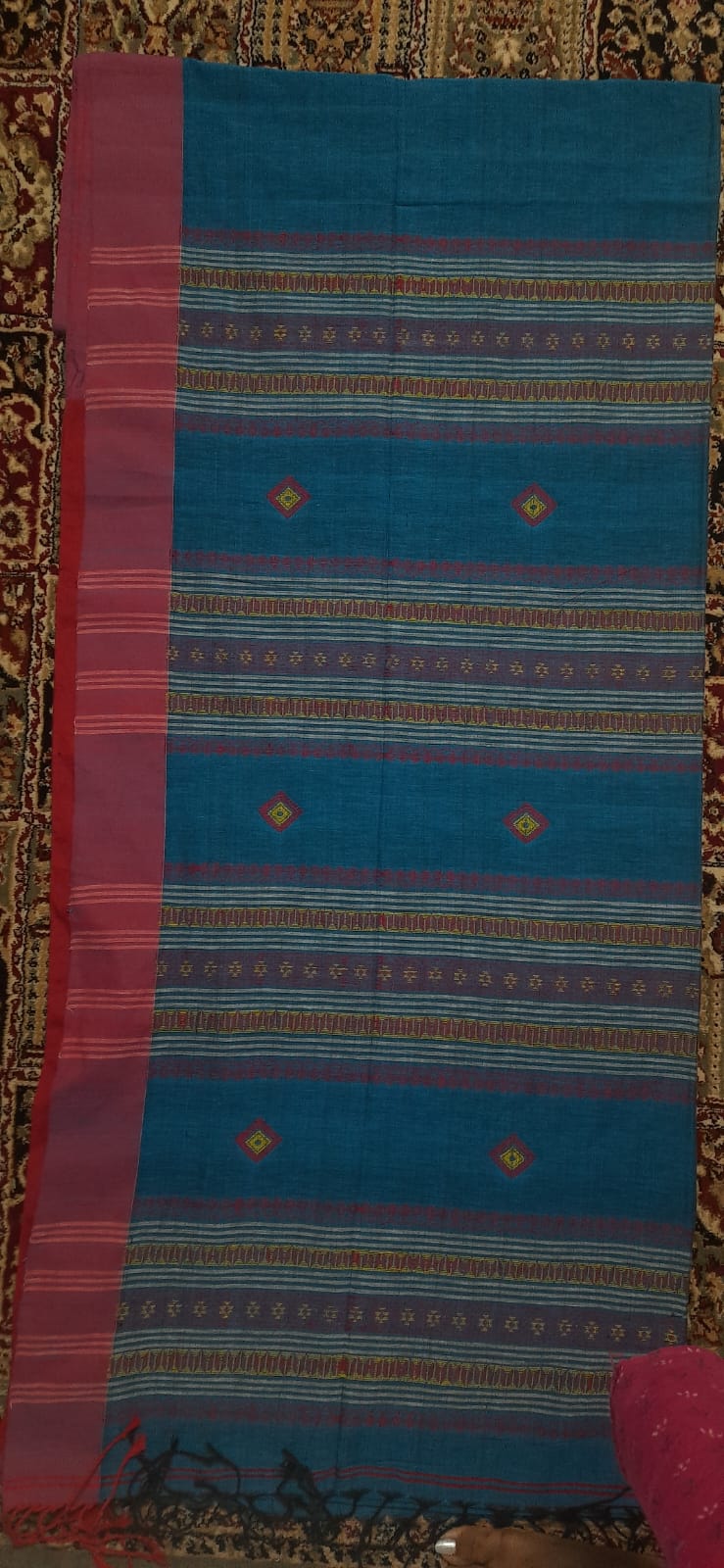 Khadi Cotton with Woven Design