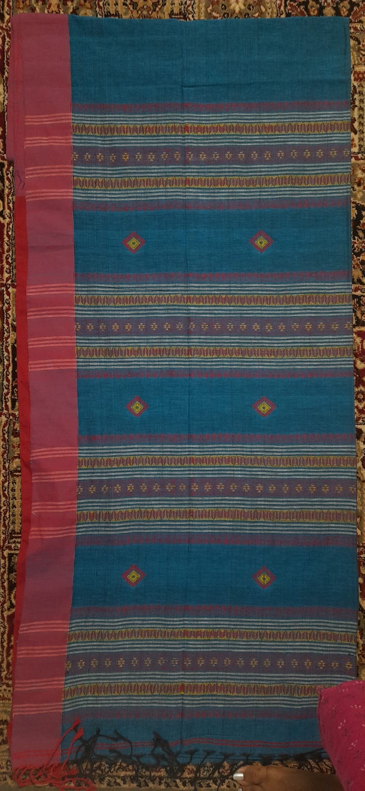 Khadi Cotton with Woven Design