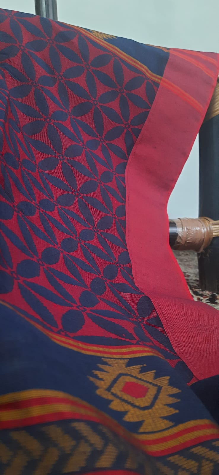 Handloom Khadi Cotton with Woven Design