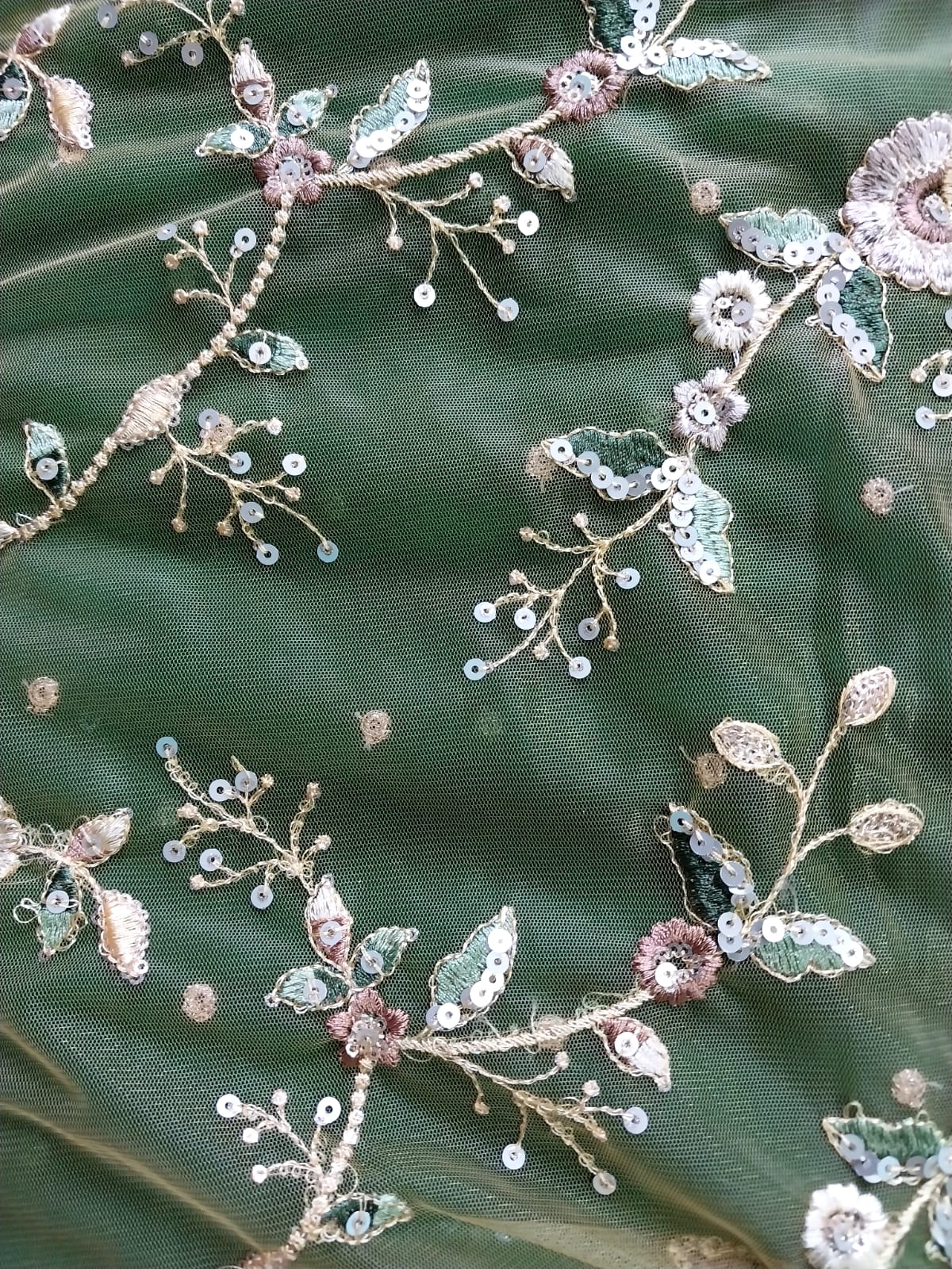 Exclusive Soft Net & Georgette Embroidery Designer Saree