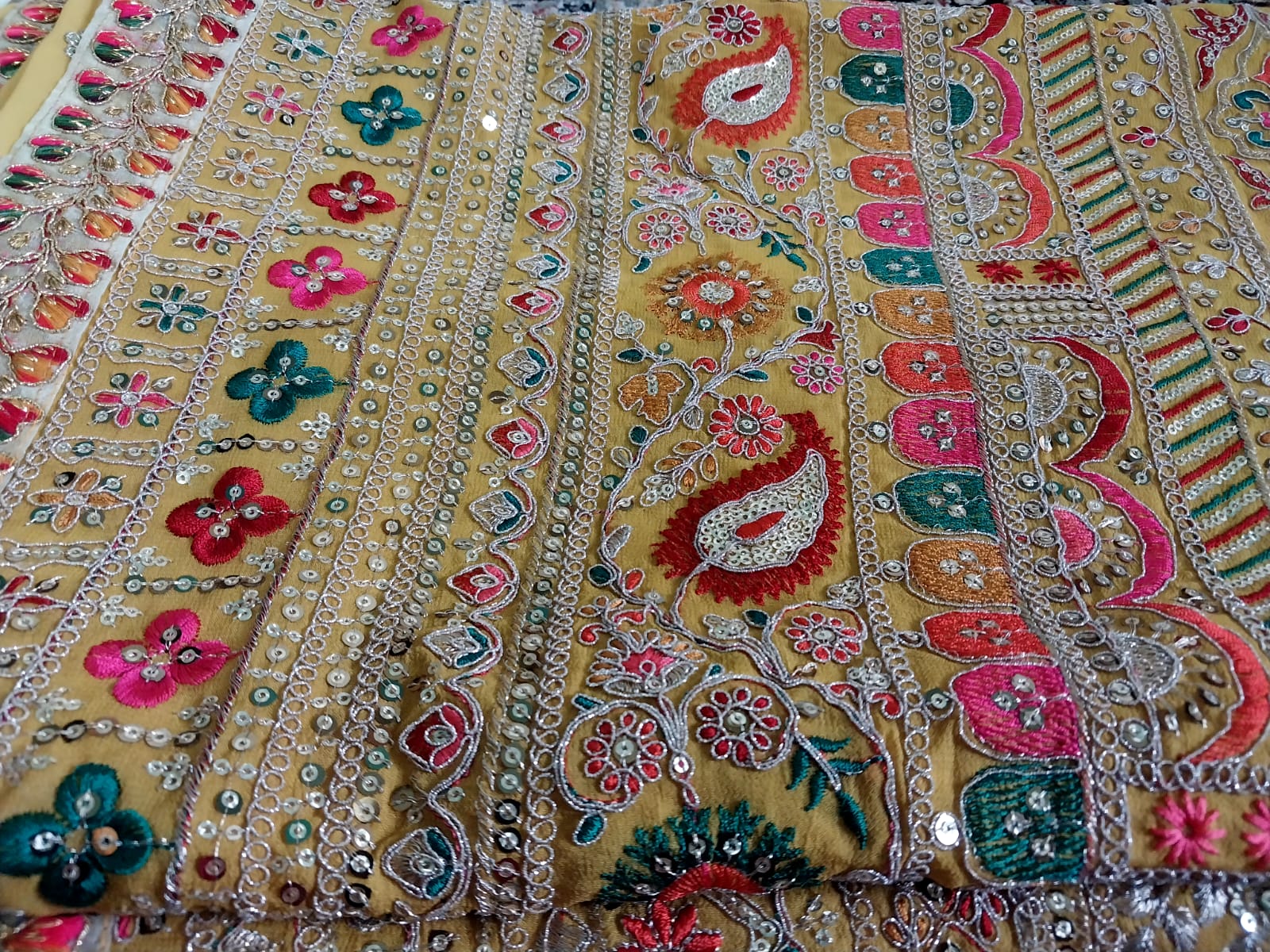 Exclusive Georgette Embroidery Designer Saree