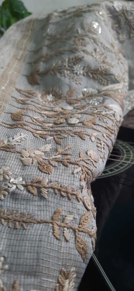 Original Kota Saree with Handwork