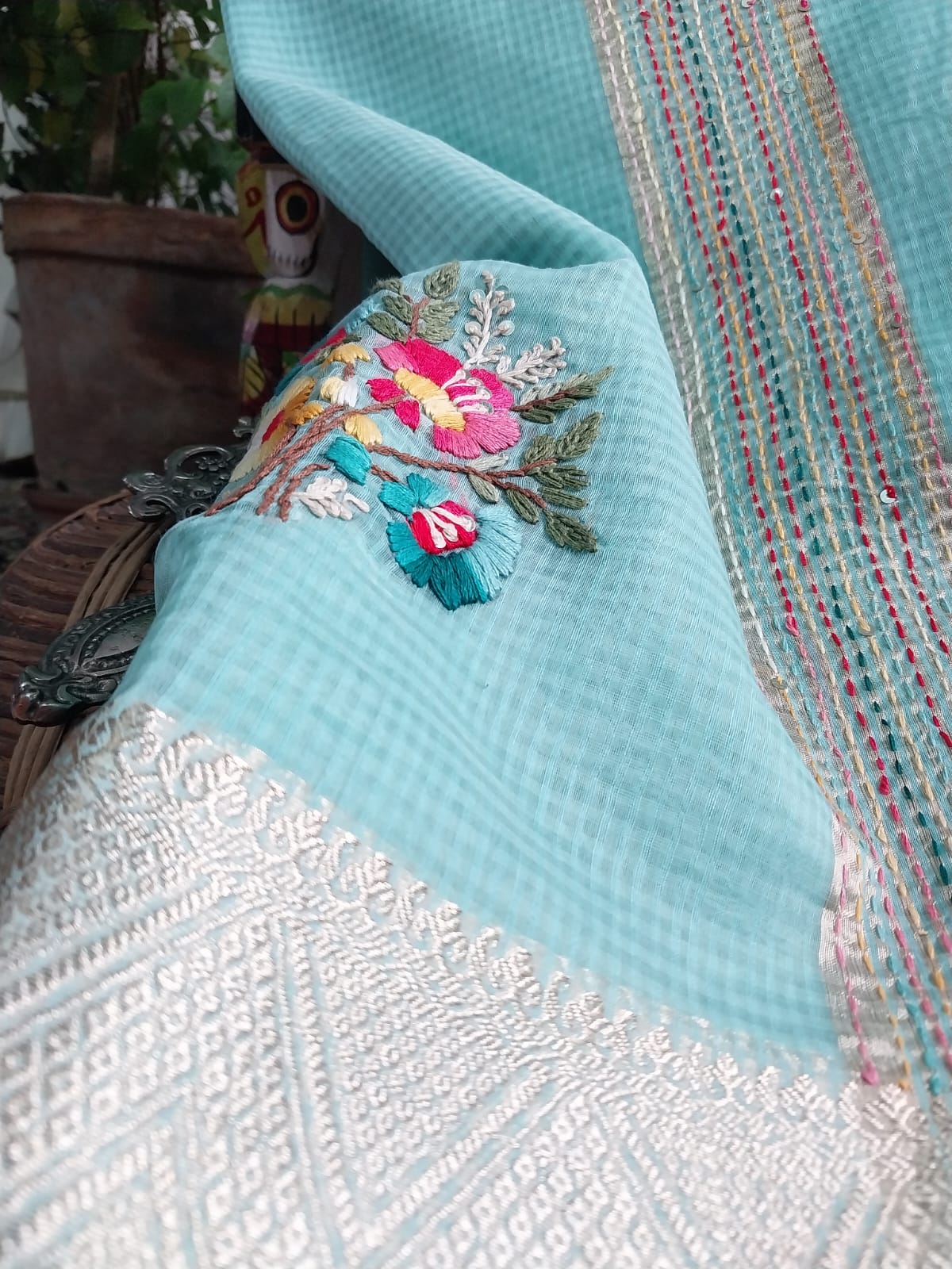 Original Kota Saree with Handwork