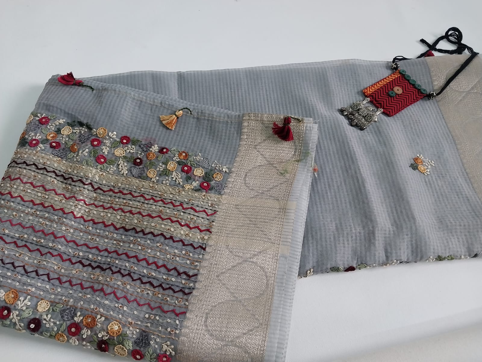 Original Kota Saree with Handwork