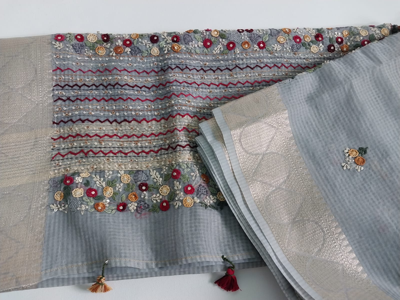 Original Kota Saree with Handwork