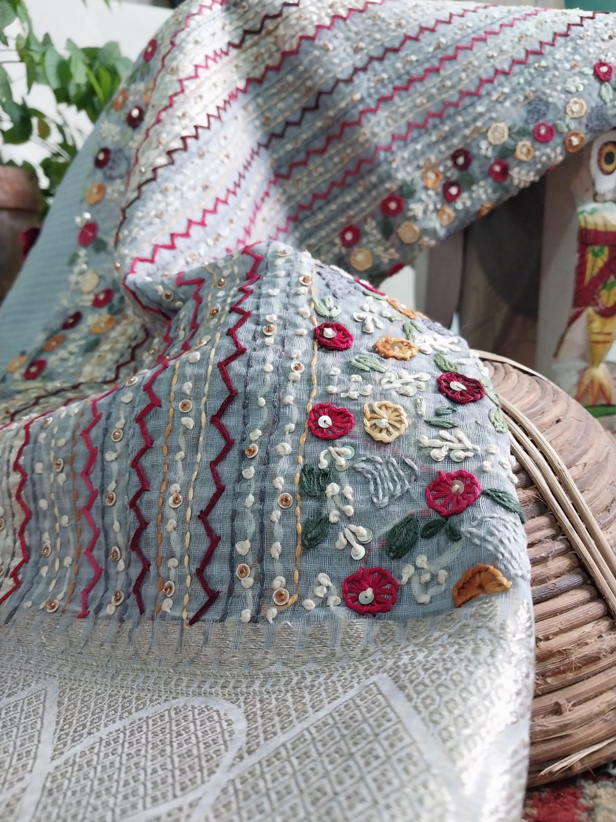 Original Kota Saree with Handwork