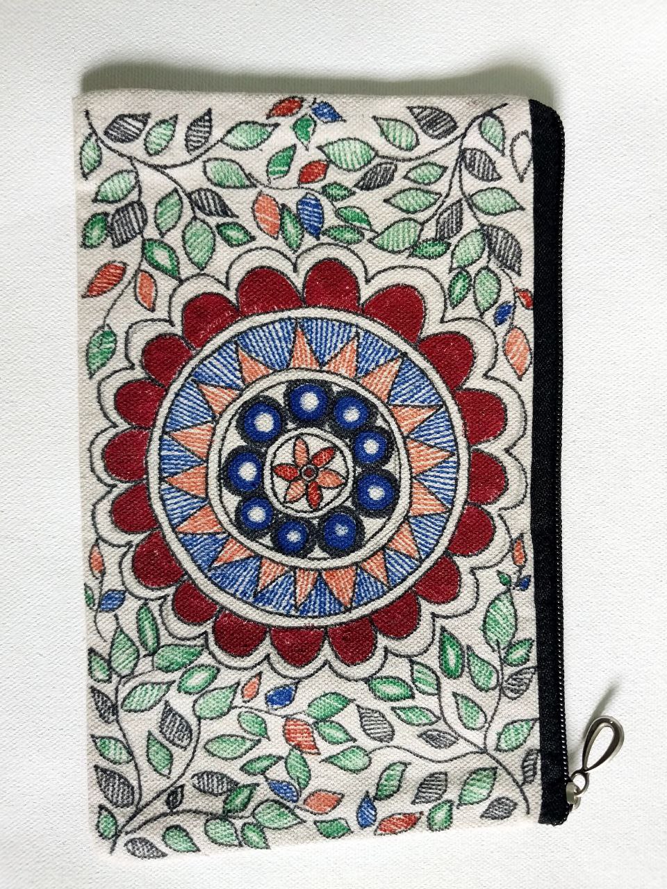 Madhubani Hand-Painted Ladies' Purse