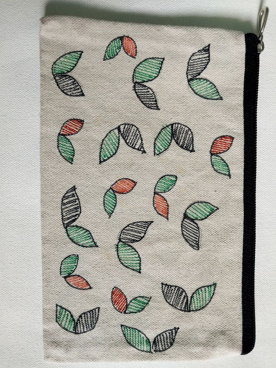 Madhubani Hand-Painted Ladies' Purse