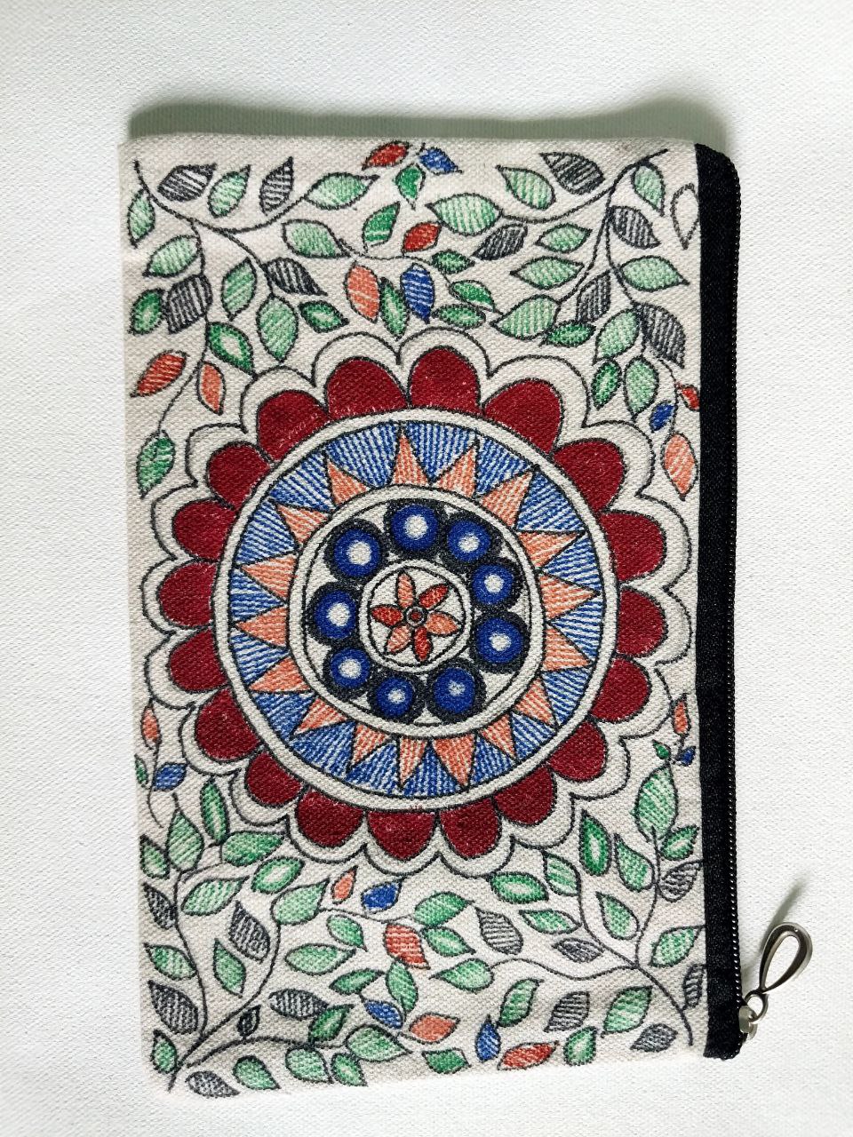 Madhubani Hand-Painted Ladies' Purse