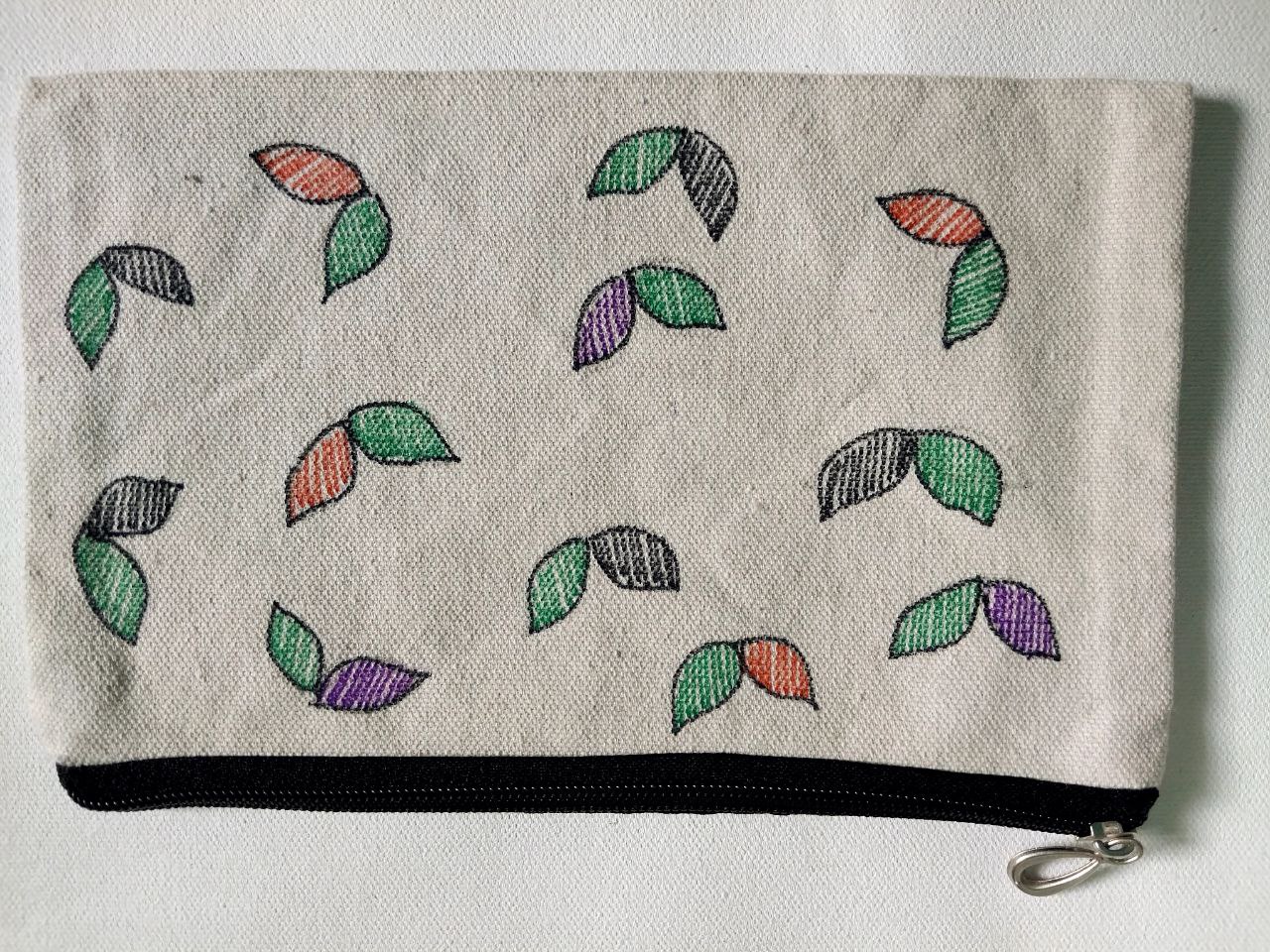 Madhubani Hand-Painted Ladies' Purse