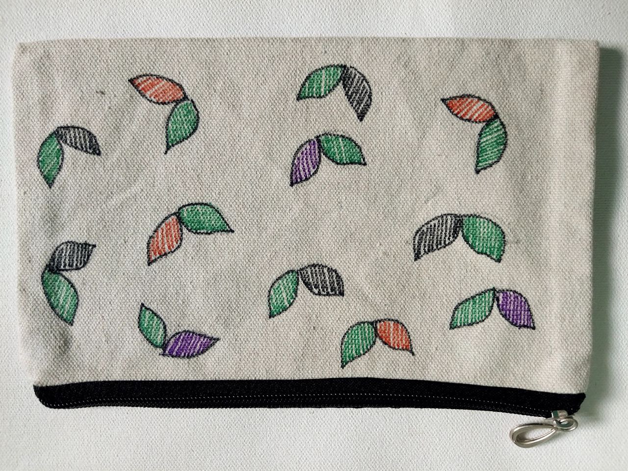 Madhubani Hand-Painted Ladies' Purse