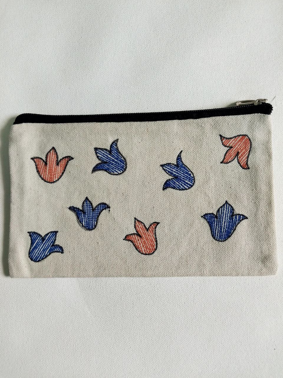 Madhubani Hand-Painted Ladies' Purse