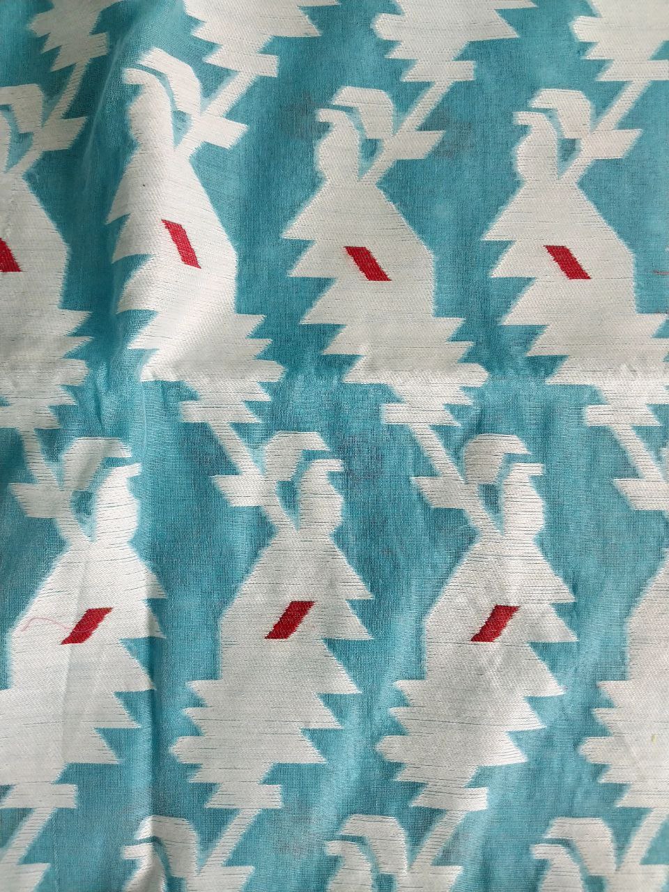 Soft Dhakai Jamdani Saree