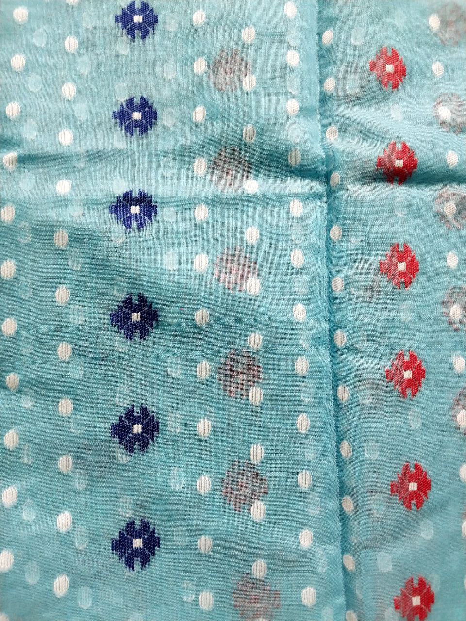 Soft Dhakai Jamdani Saree