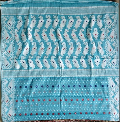 Soft Dhakai Jamdani Saree