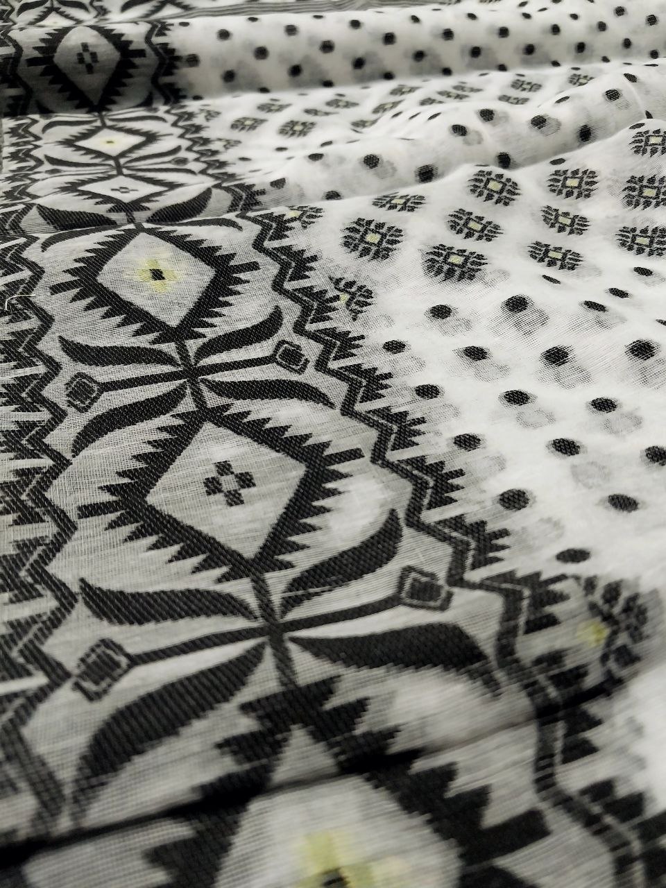 Soft Dhakai Jamdani Saree