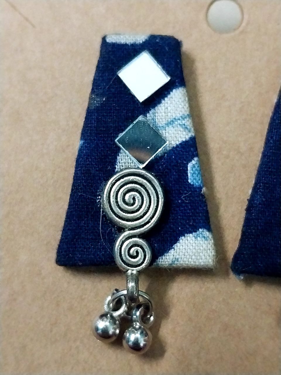 Exquisite Cloth & Mirror Earrings Collection