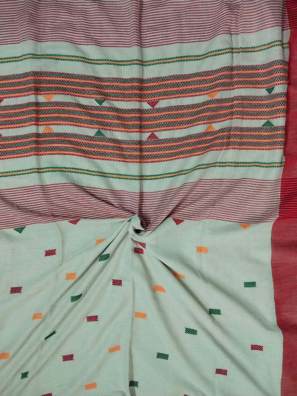 Soft Assam Khadi Saree