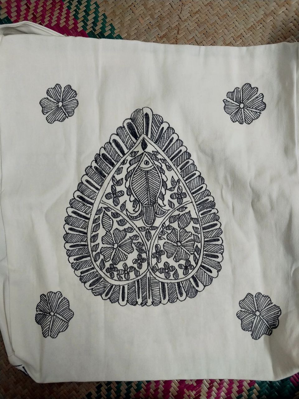 Madhubani Hand-Painted Ladies' Bag