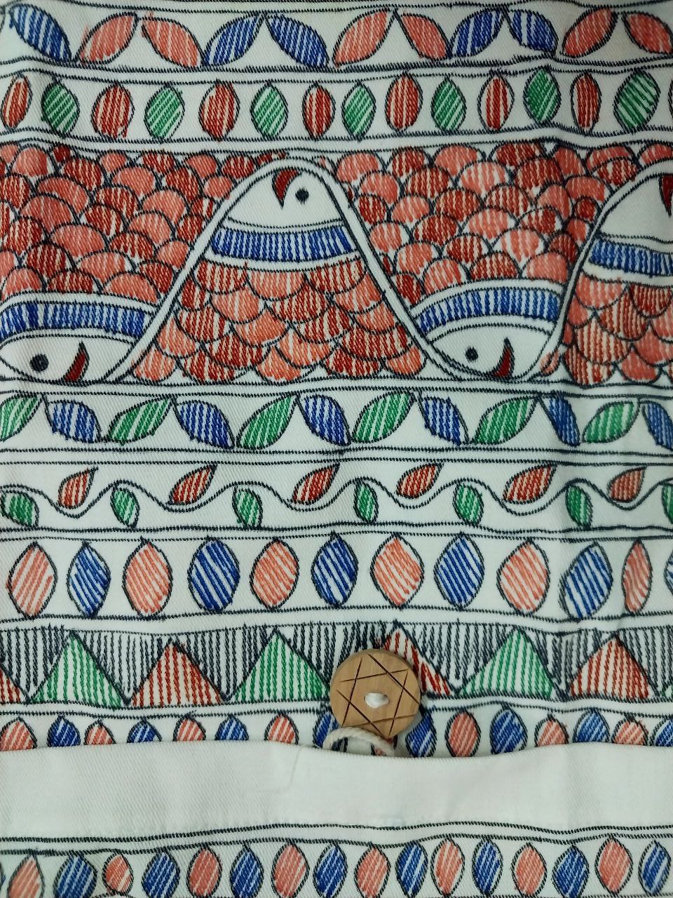 Madhubani Hand-Painted Ladies' Bag