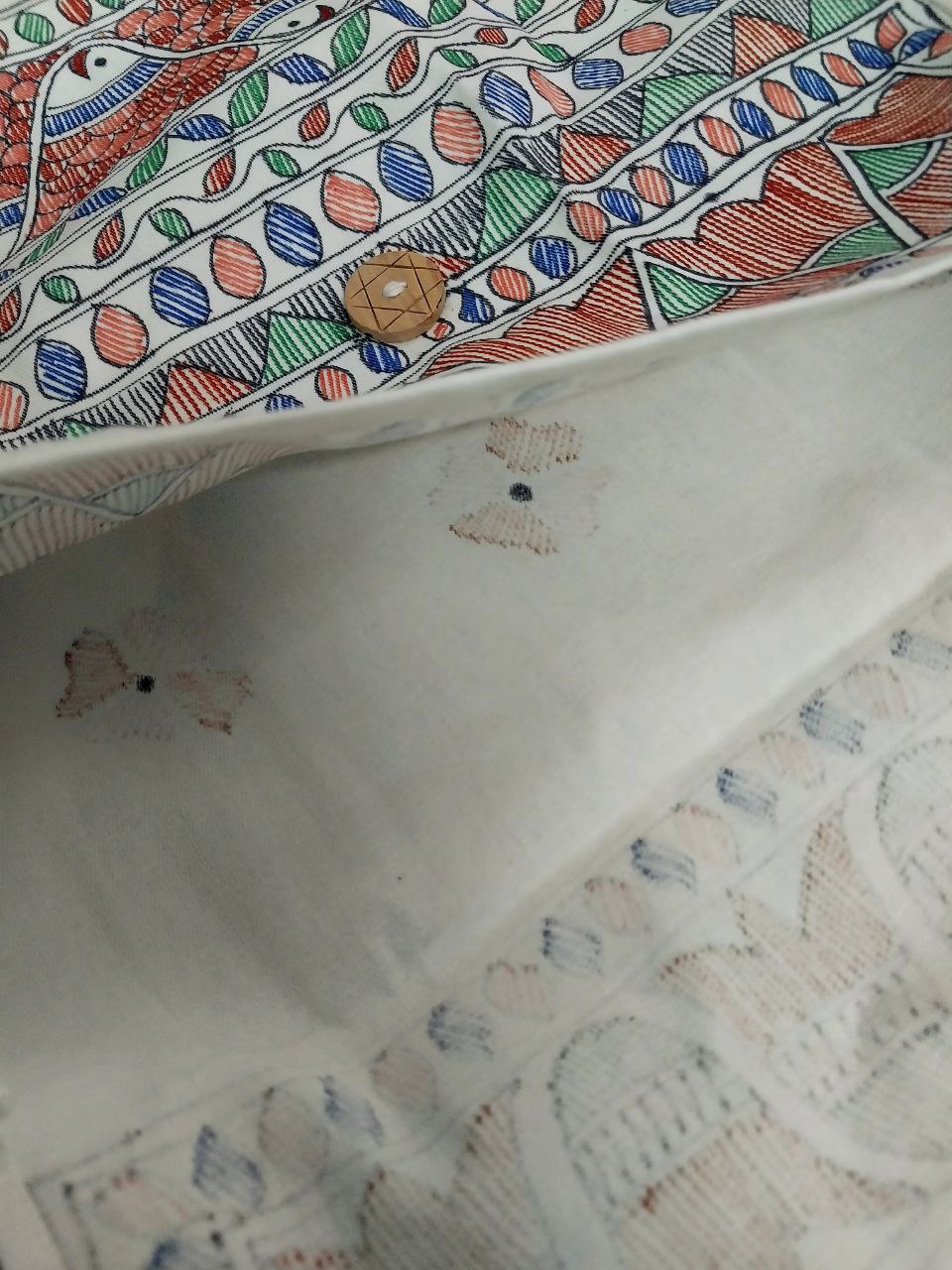 Madhubani Hand-Painted Ladies' Bag