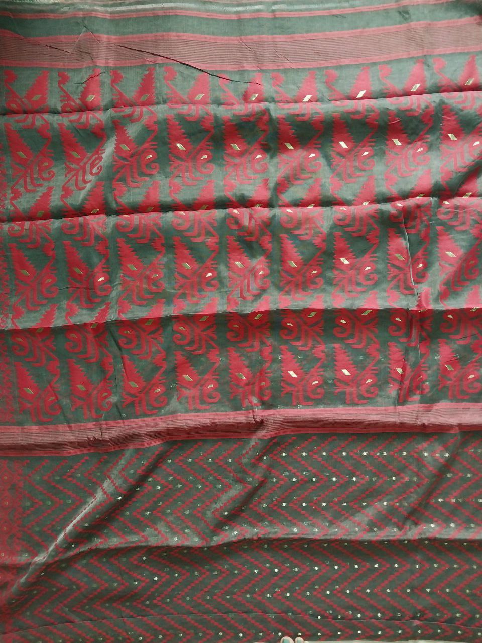 Soft Dhakai Jamdani Saree