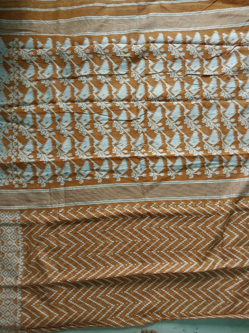 Soft Dhakai Jamdani Saree