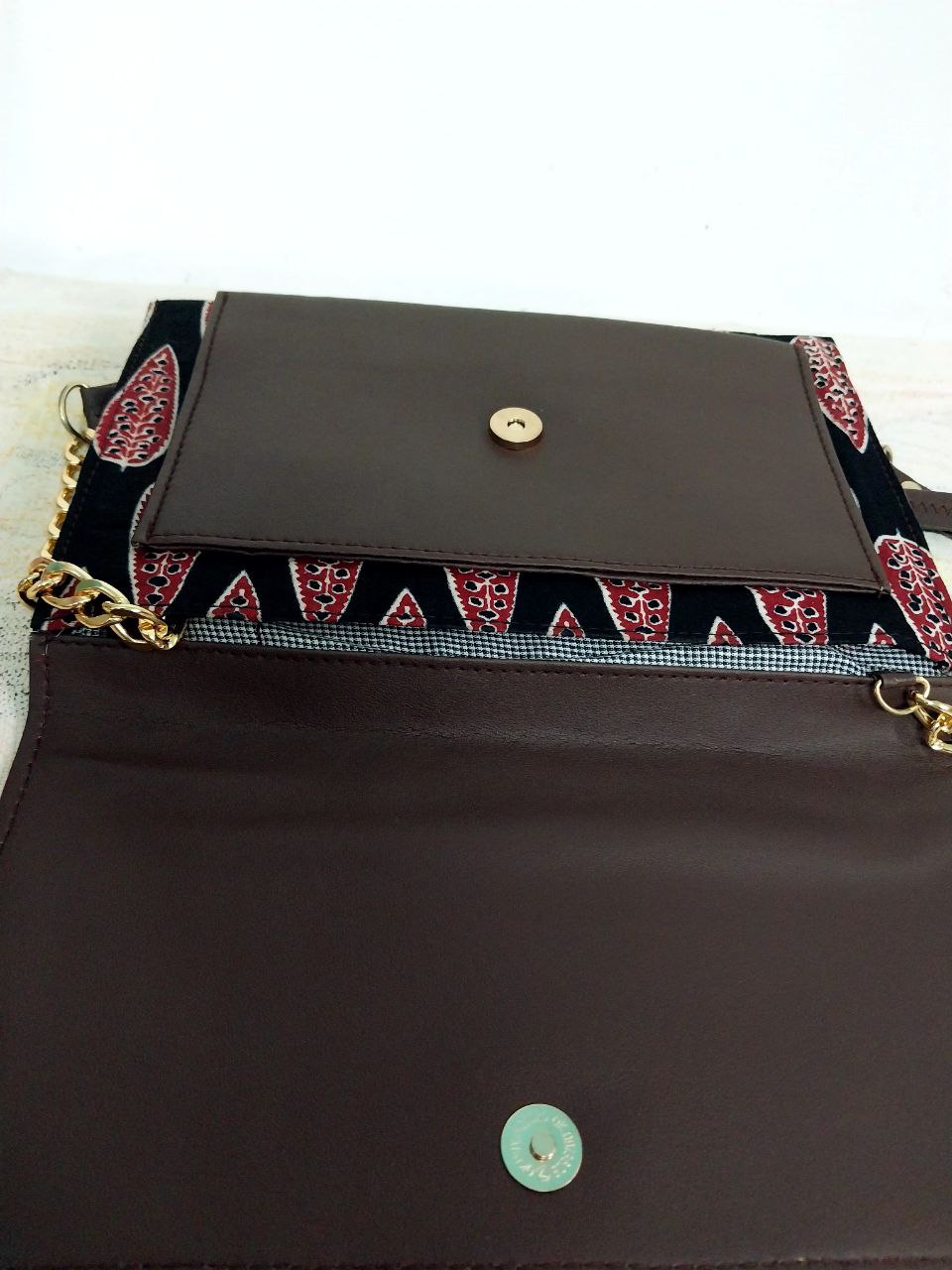 Ikkat pattern Sling Designer bag