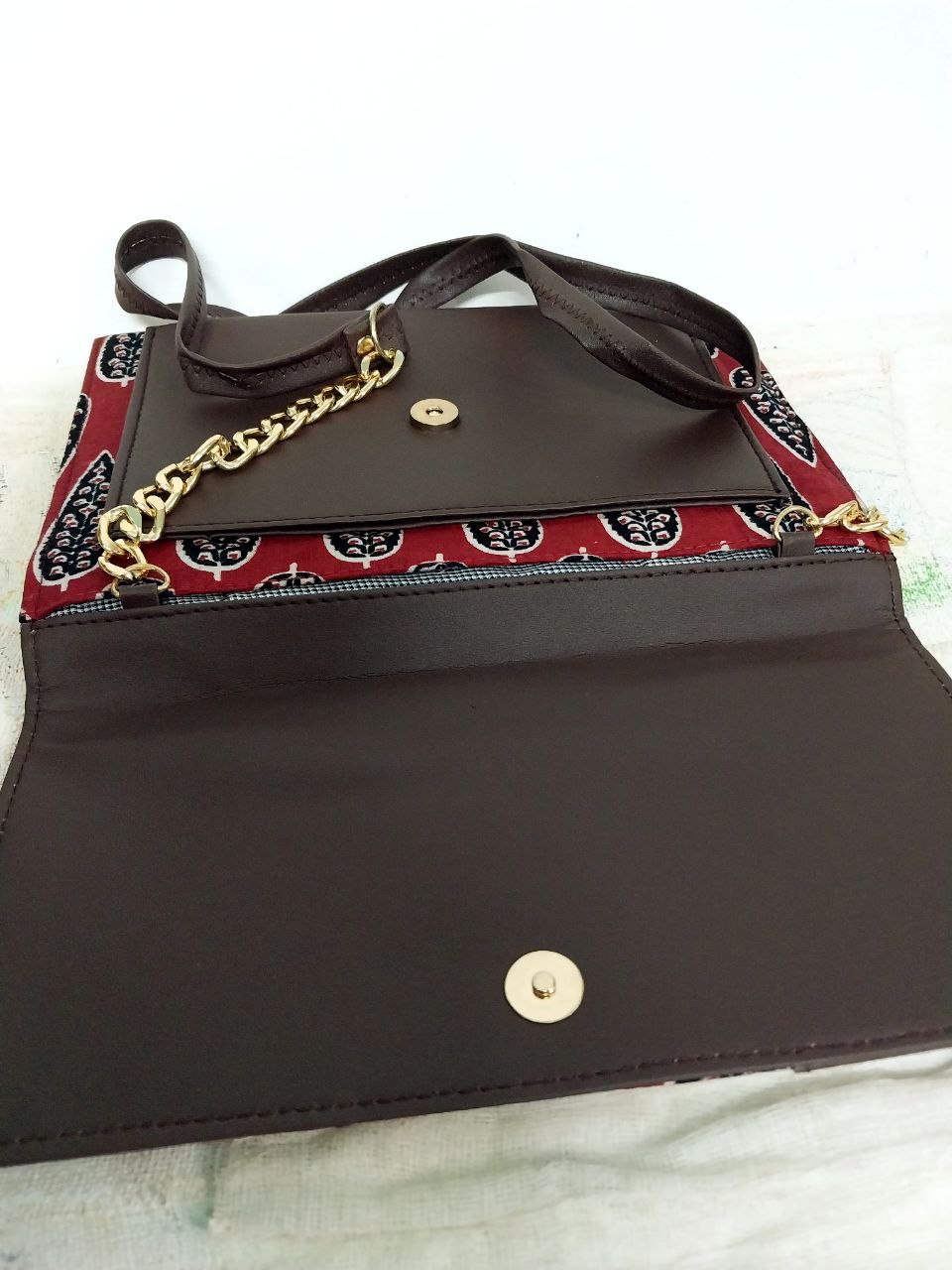 Ikkat pattern Sling Designer bag