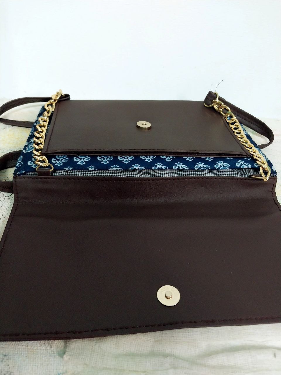 Ikkat pattern Sling Designer bag