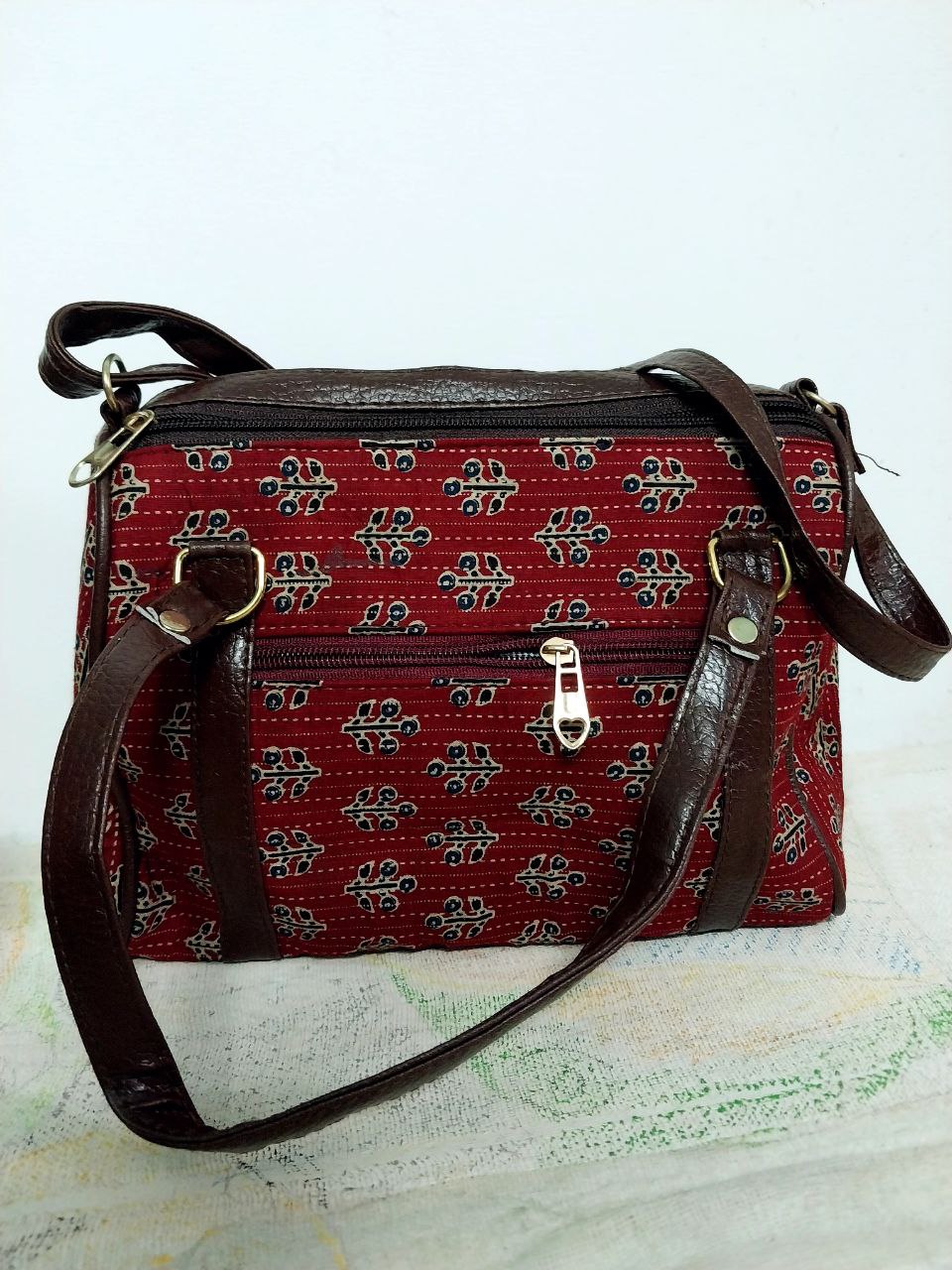 Ikkat pattern Sling Designer bag