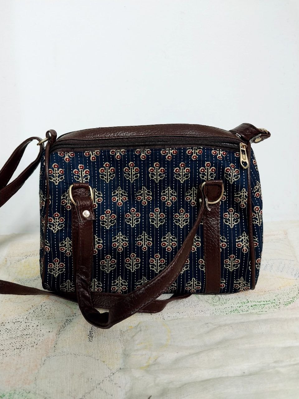 Ikkat pattern Sling Designer bag