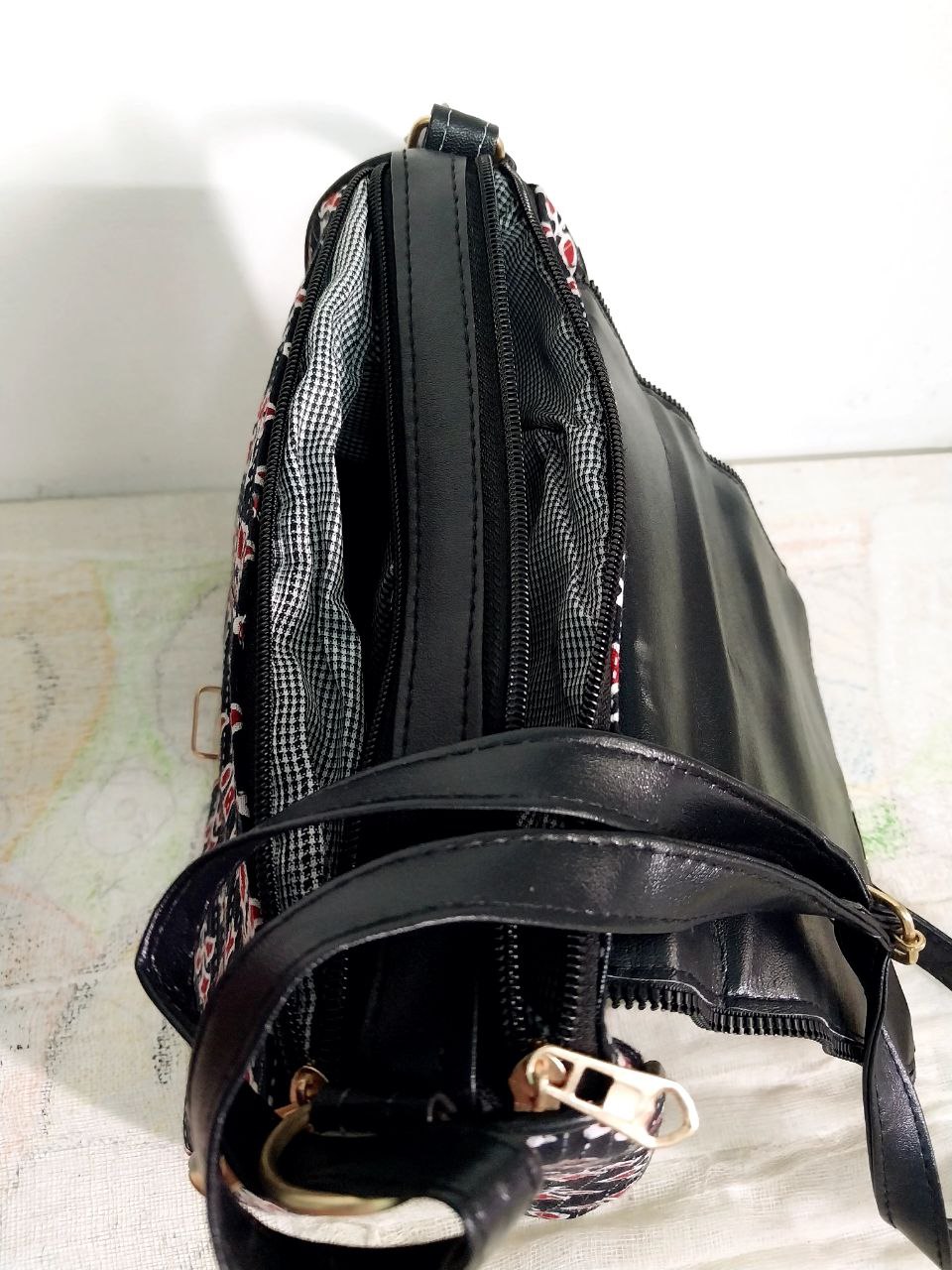 Ikkat pattern Sling Designer bag