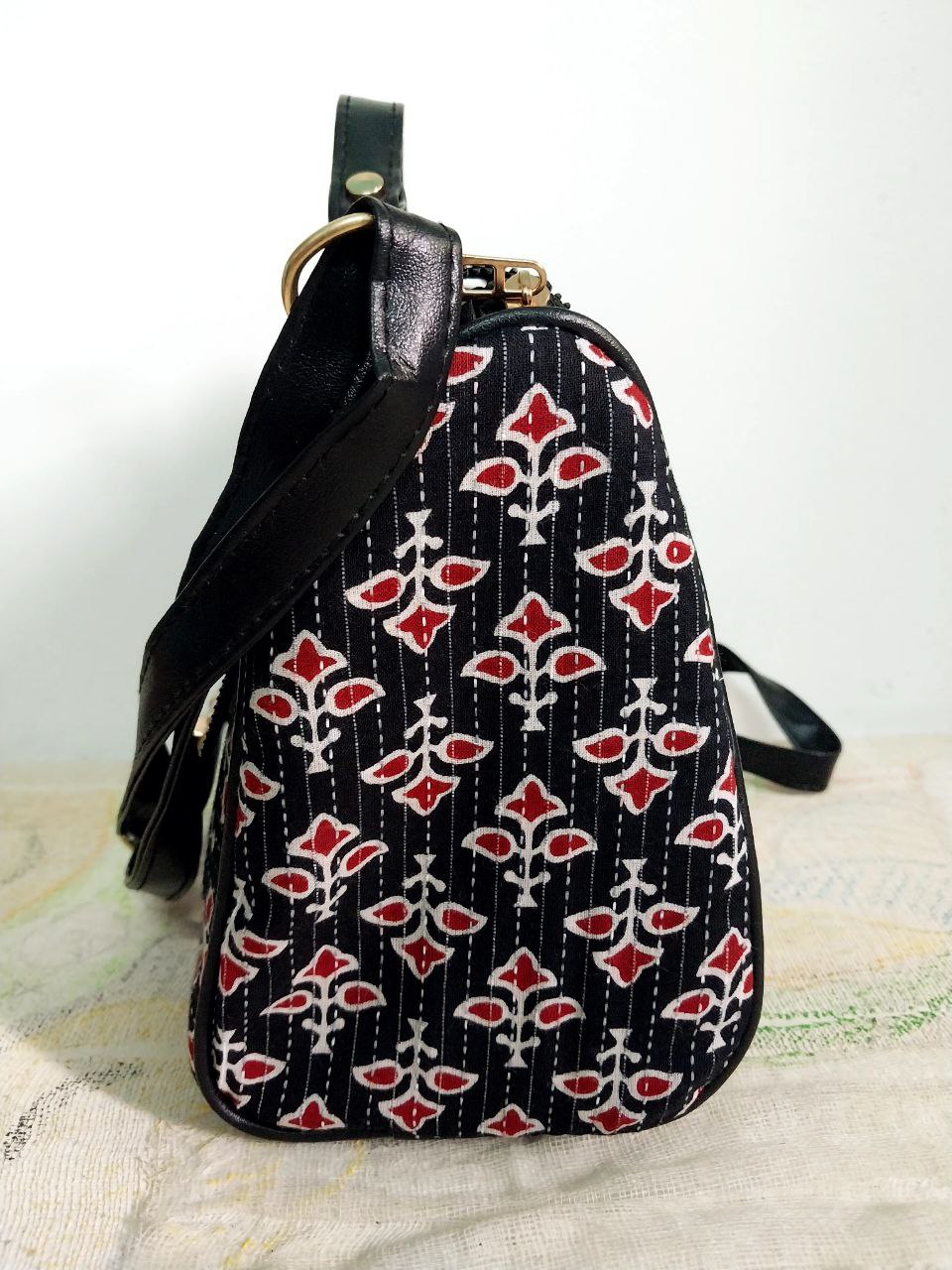 Ikkat pattern Sling Designer bag