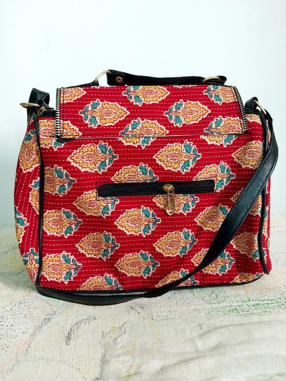 Ikkat pattern Sling Designer bag