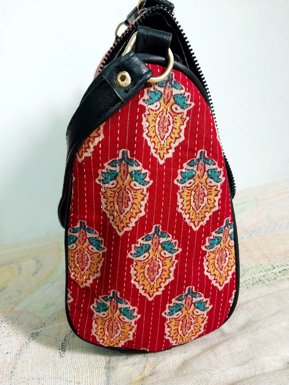 Ikkat pattern Sling Designer bag