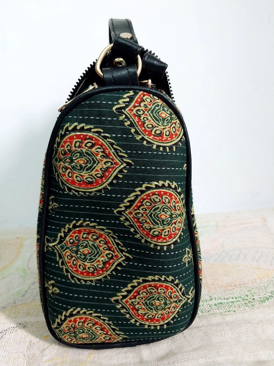 Ikkat pattern Sling Designer bag