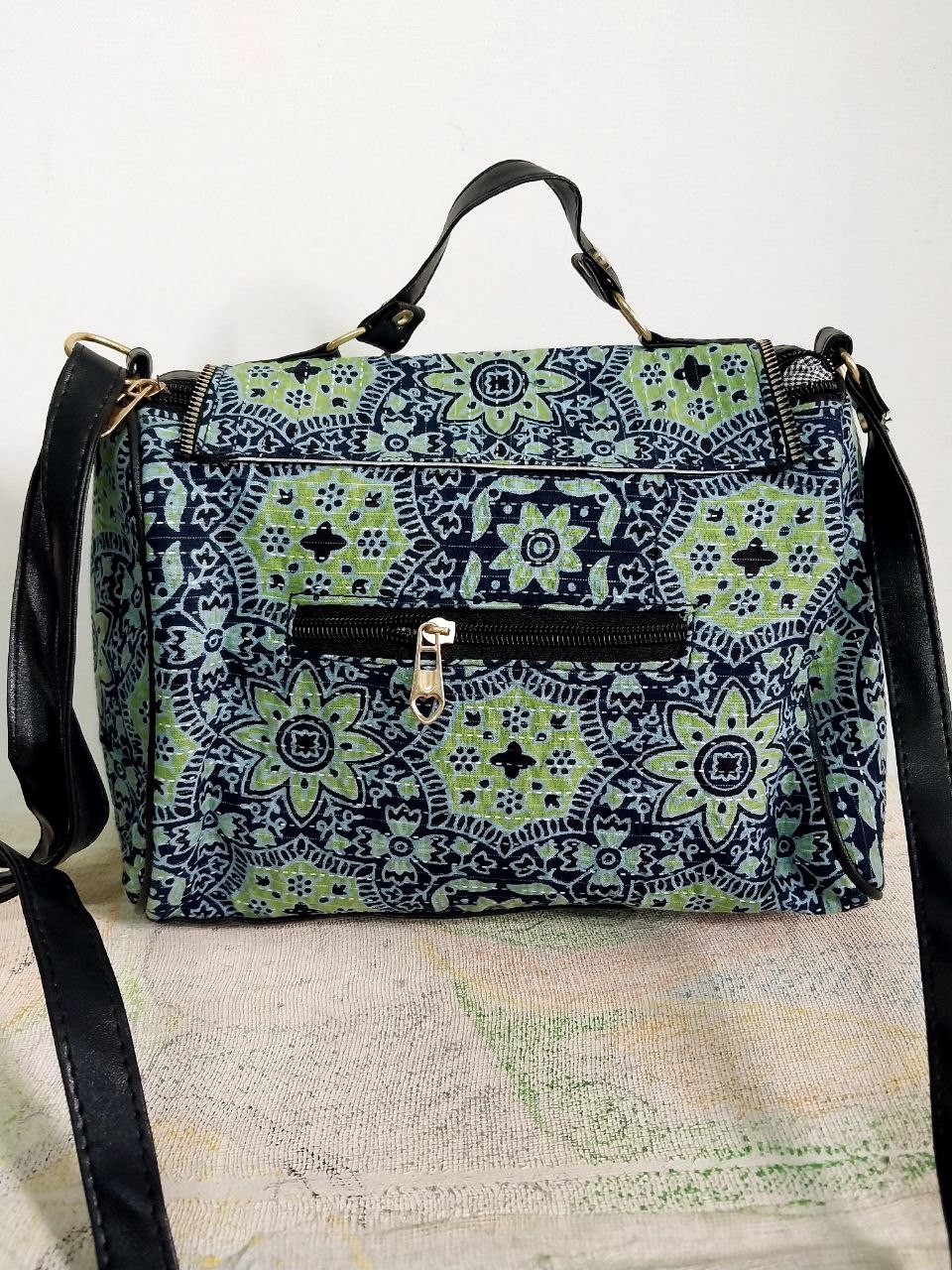 Ikkat pattern Sling Designer bag