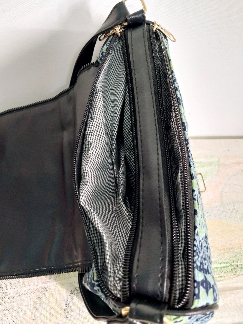 Ikkat pattern Sling Designer bag