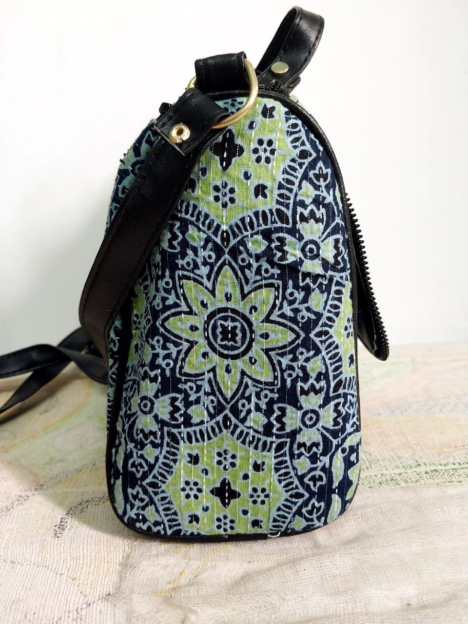 Ikkat pattern Sling Designer bag